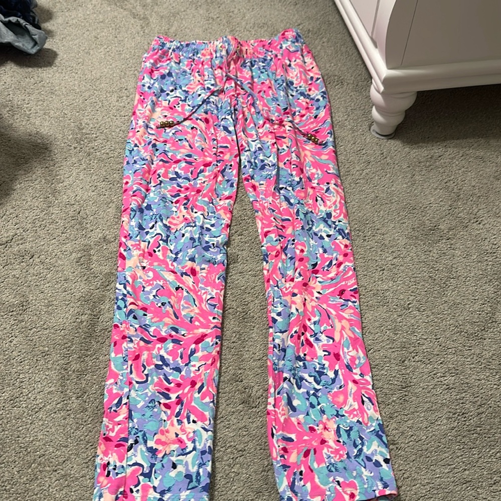 Lilly Pulitzer pants with gorgeous print.